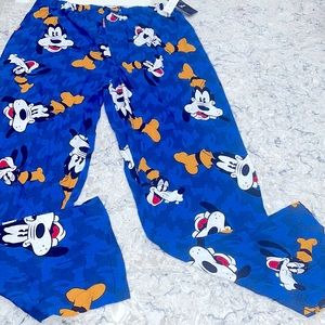 Disney Goofy pajama pants men’s adult XL blue cartoon